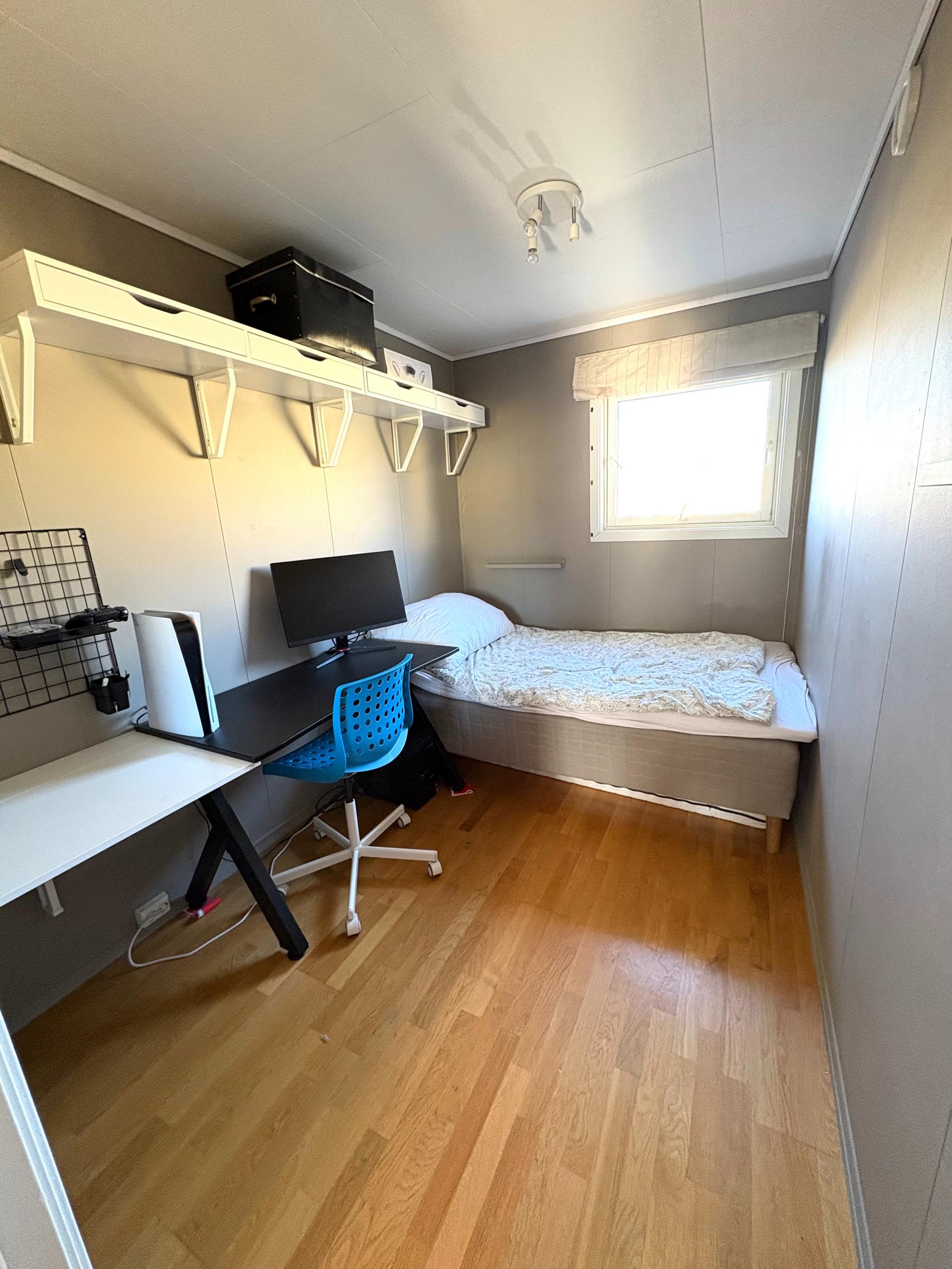 Soverom nr. 3 perfekt som barnerom, gjesterom eller kontor.